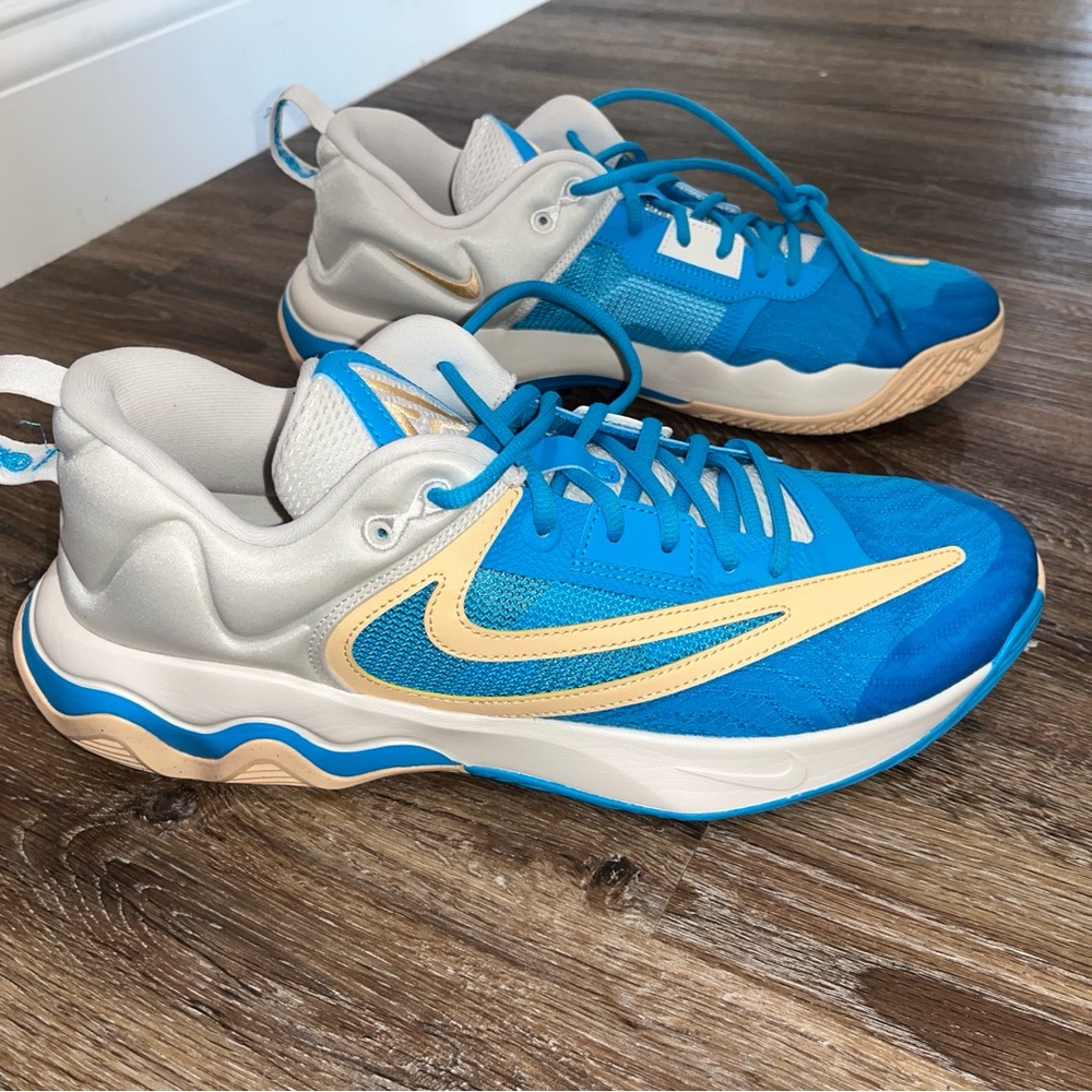 Nike Blue and Yellow Athletic Shoes